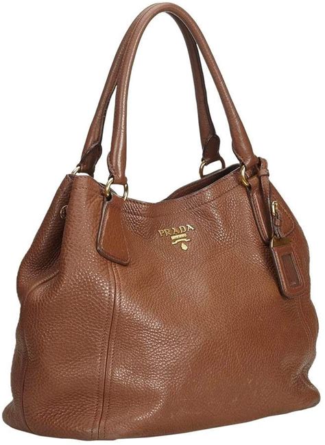 prada brown top|Prada leather tote bags.